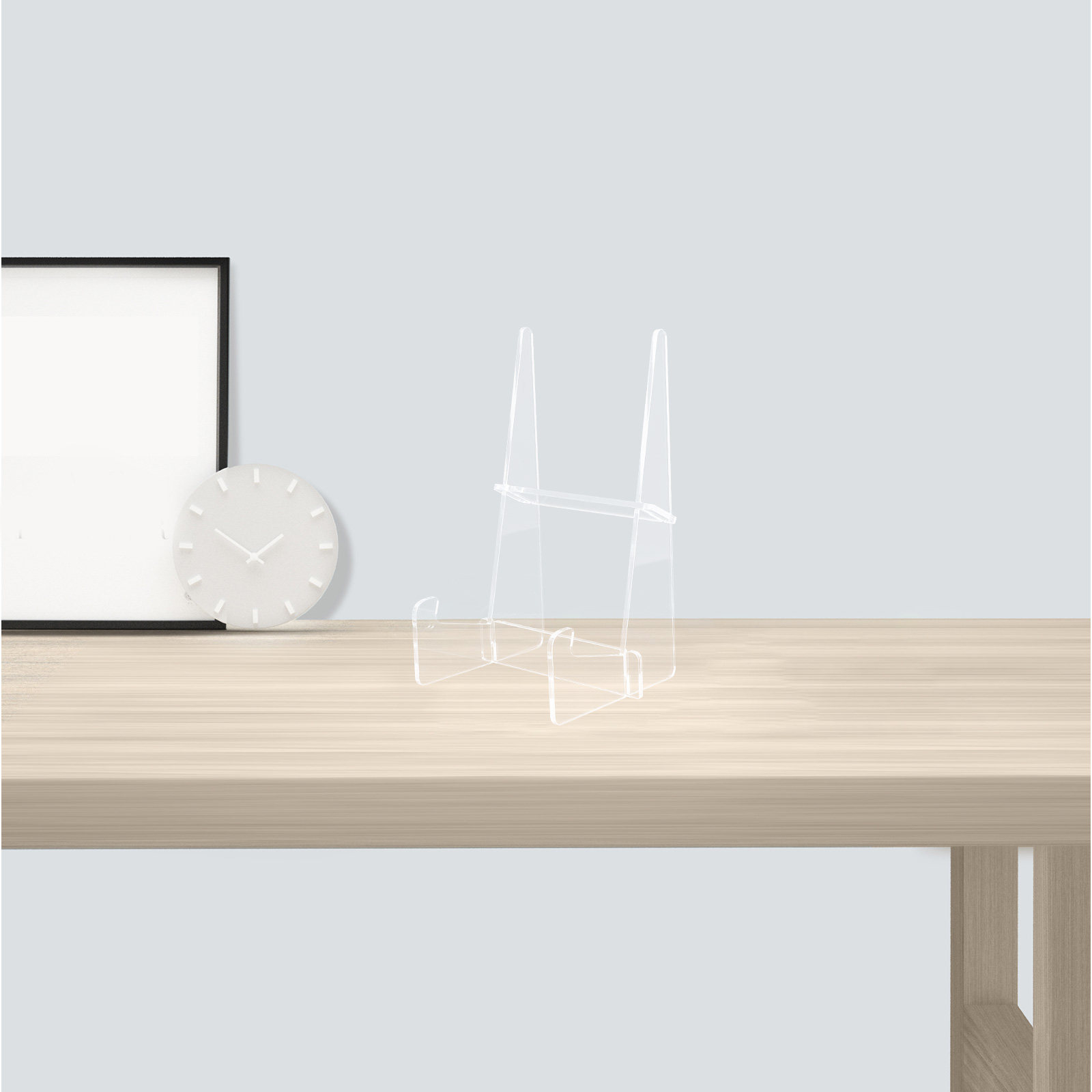Clear Acrylic Book Stand Holder - Şeffaf Akrilik Yemek Kitabı Standı Sağlam