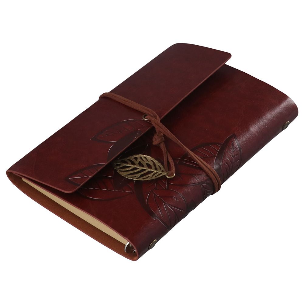 Vintage Leather Journal Notebook - Vintage PU Deri Gezgin Defteri Yaprak