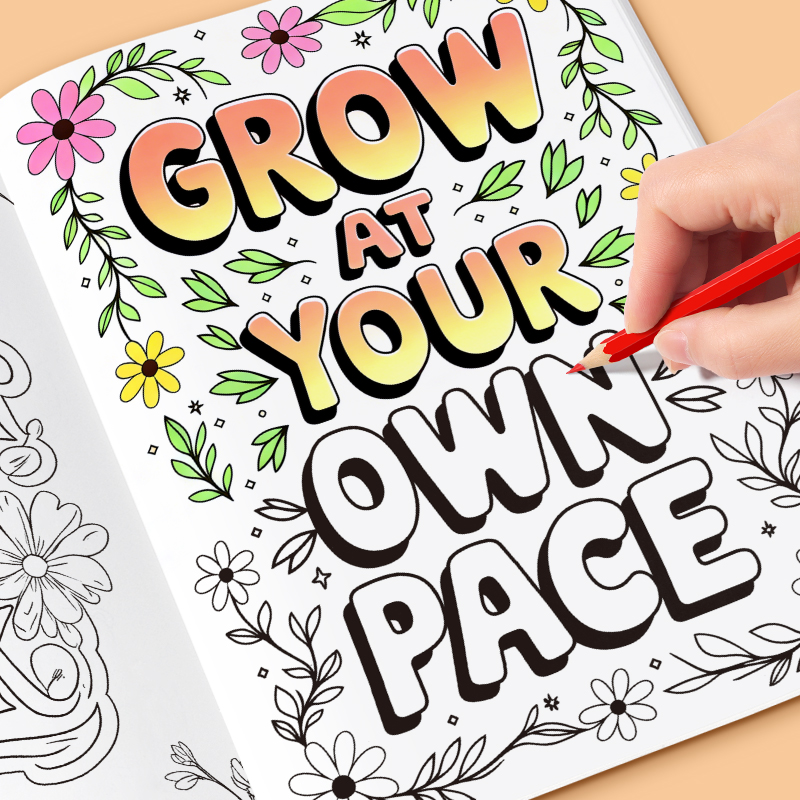 Adult Coloring Book Stress Relief - Yetişkinler için 32 Sayfa Zihinsel Sağlık