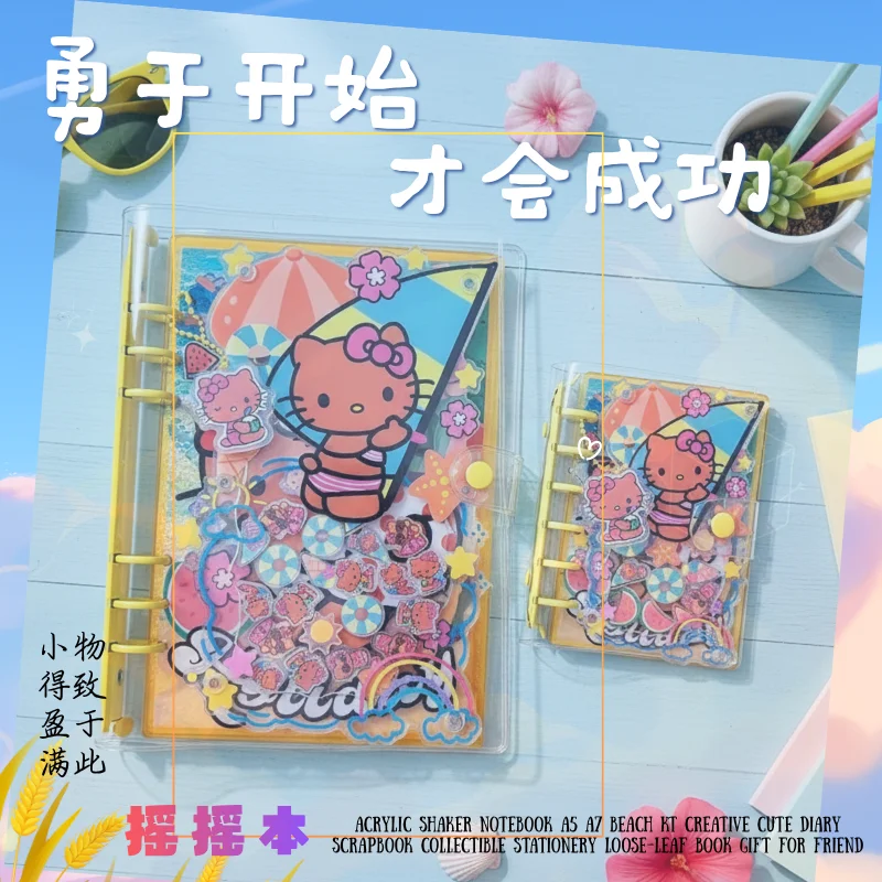 Stationery Books - Akrilik Shaker Defter A5 A7 Plaj