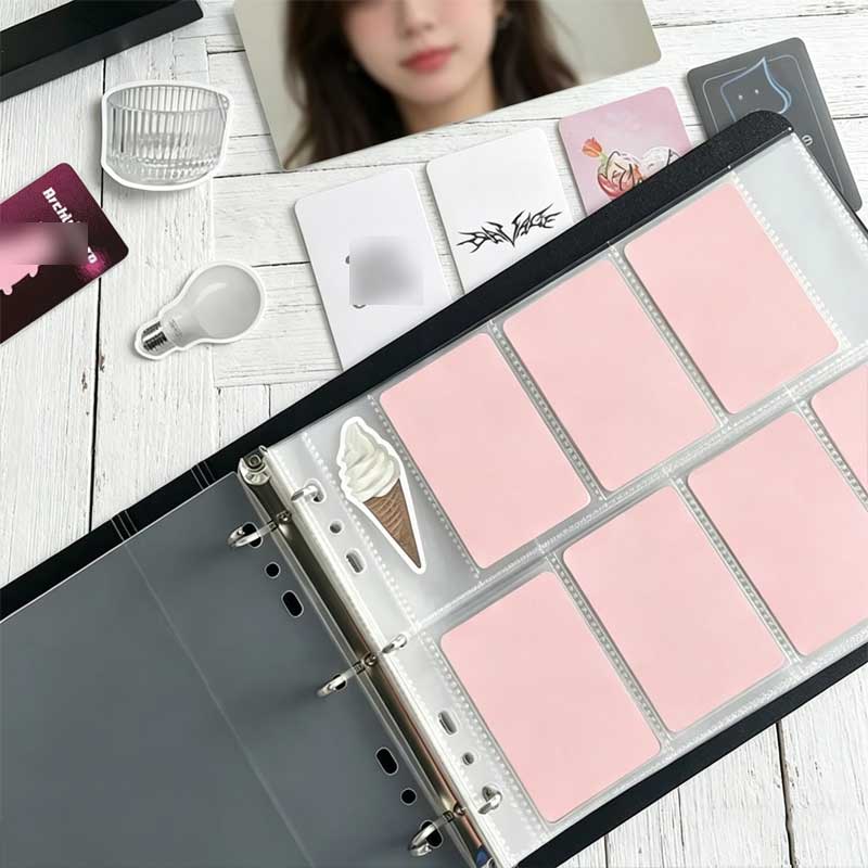 Kpop Photo Card Binder 3 Inch - 7 8 Bölmeli Geniş A5 D