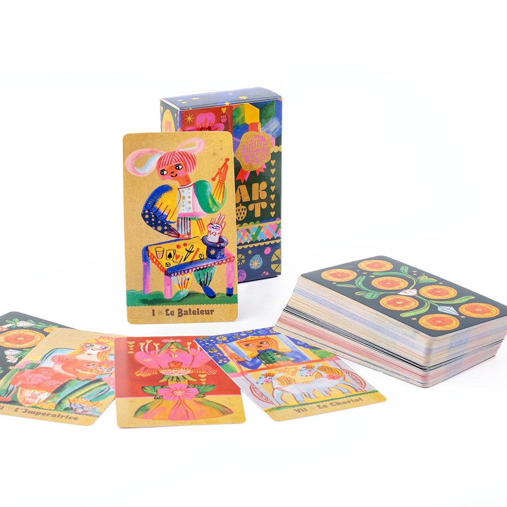 Tarot Deck With Guidebook - Pipspeak Tarot 10.3*6cm Keyifli 78 Kartlı