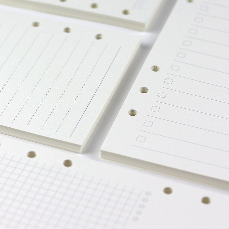 A5 Spiral Dotted Grid Notebook - A5 A6A7 45 Sayfa Gevşek Yaprak