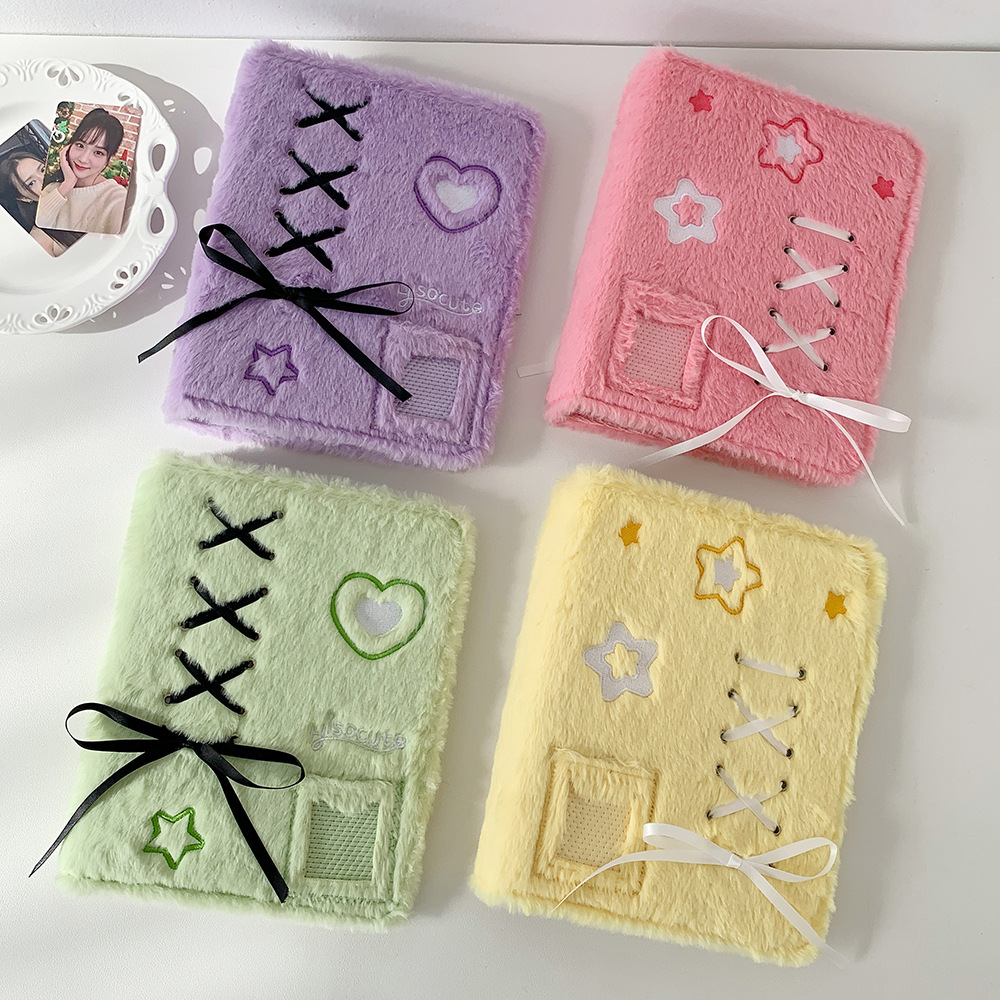 Kpop Photo Card Binder 3 Inch - Hisocute Orijinal A5 Bale Tarzı Peluş