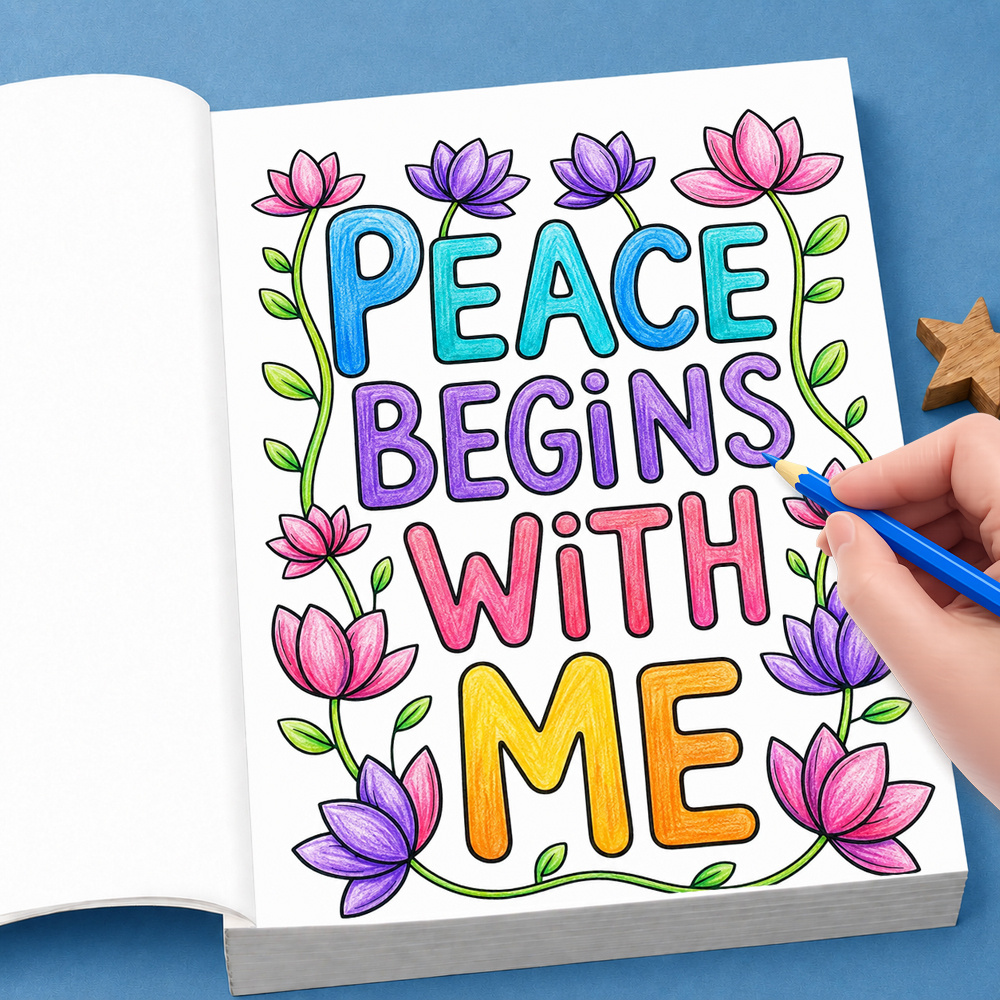 Adult Coloring Book Stress Relief - 28 Sayfa Ruh Sağlığı Yetişkin Boyama