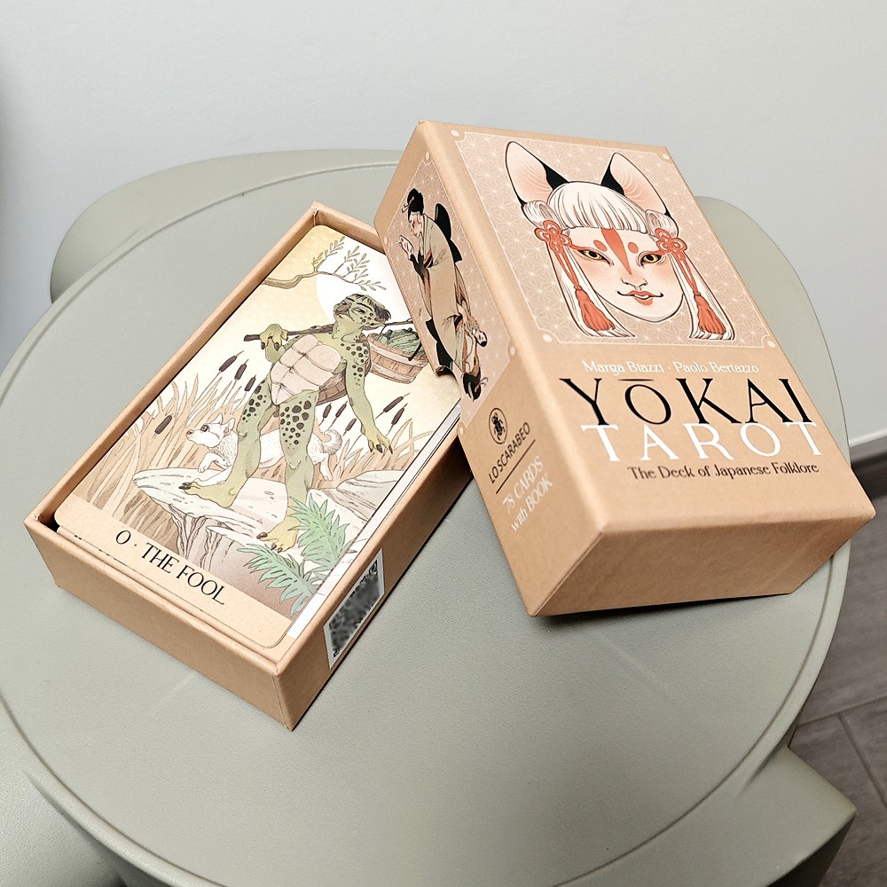 Tarot Deck With Guidebook - Yokai Tarot Kartları 78 Adet Japon