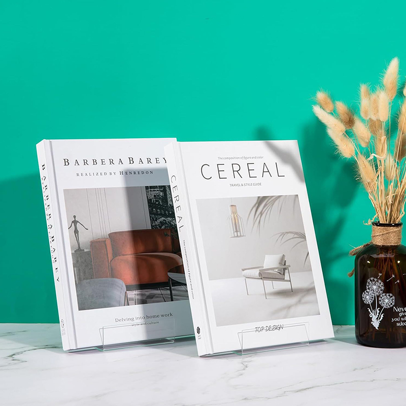 1 adet şeffaf akrilik ekran st - Clear Acrylic Book Stand Holder incelemesi ve fiyatı