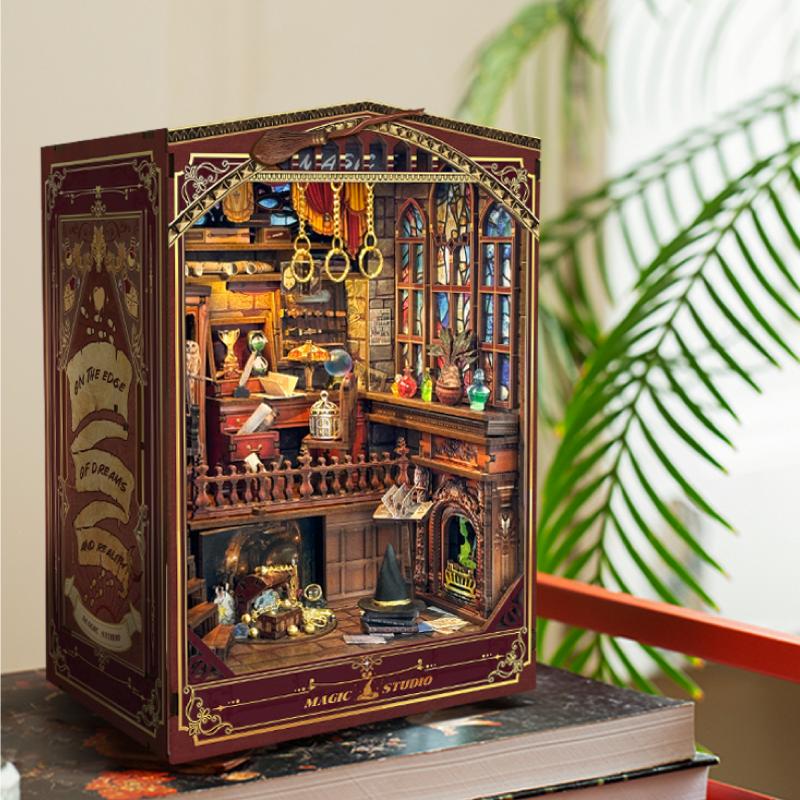 DIY Kitap Köşesi Raf Ekleme Ki - Diy Wooden Book Nook Kit Shelf Insert incelemesi ve fiyatı
