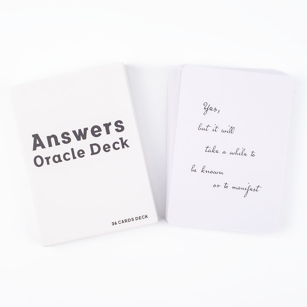 Cevaplar Oracle Destesi 36 Kar - Tarot Deck With Guidebook incelemesi ve fiyatı