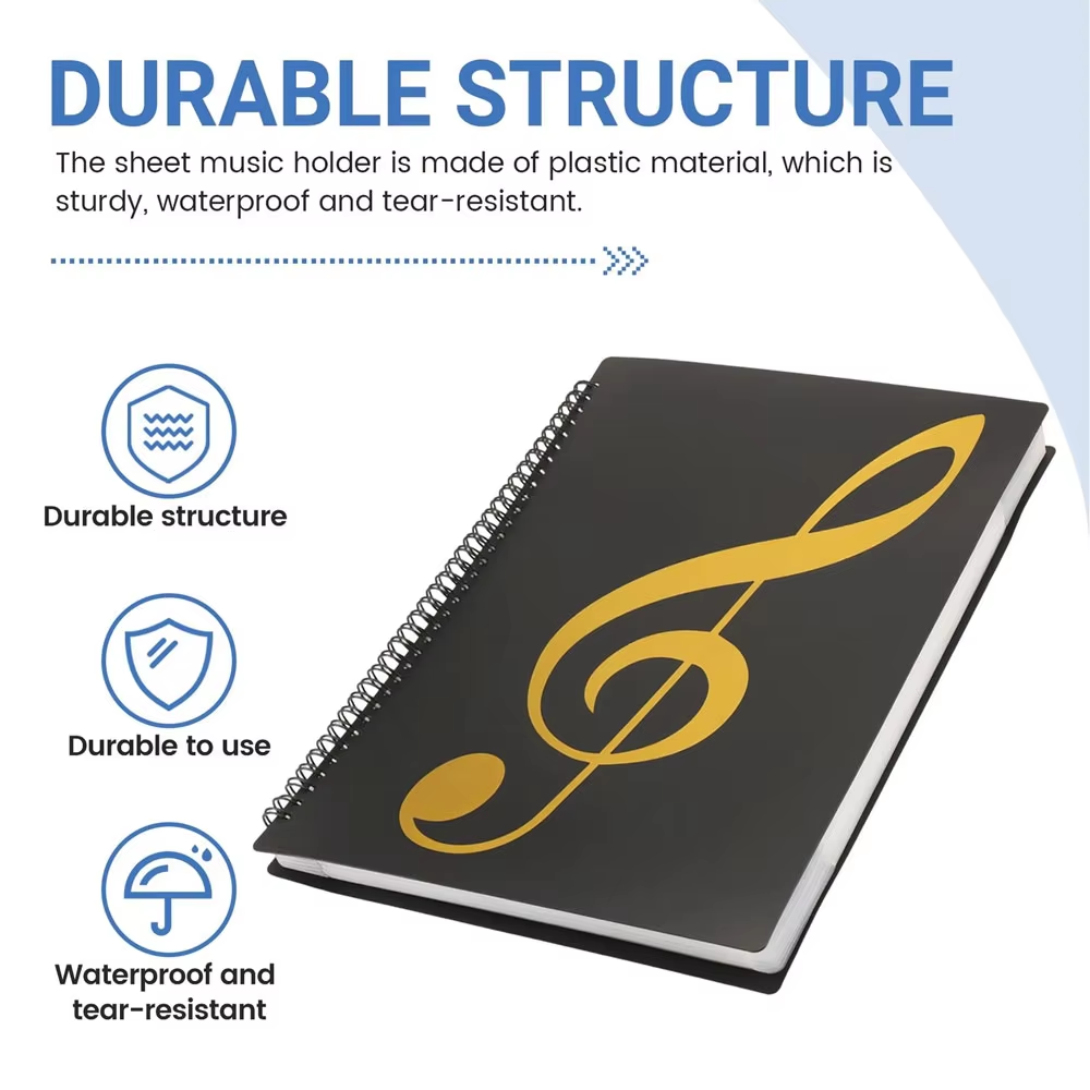 Esnek 40 Sayfa Piyano Müzik Pu - Blank Sheet Music Notebook incelemesi ve fiyatı