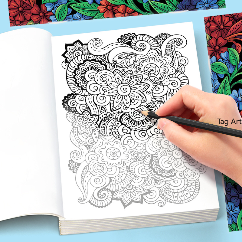 Yetişkinler İçin Meditasyon, S - Adult Coloring Book Stress Relief incelemesi ve fiyatı