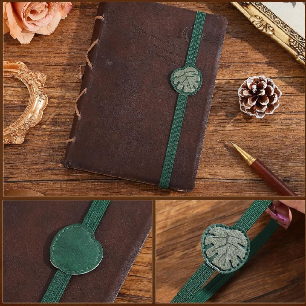 Vintage Elastik Bantlar Deri K - Vintage Leather Journal Notebook incelemesi ve fiyatı