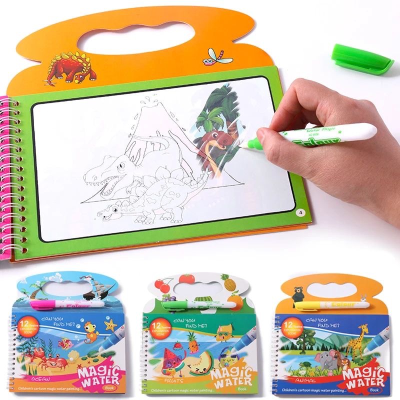 Çocuk Sihirli Su Boyama Kitabı - Reusable Water Magic Coloring Book incelemesi ve fiyatı