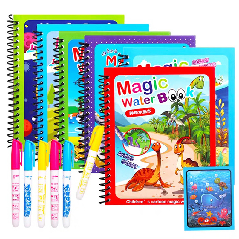 Çocuklar Montessori oyuncaklar - Reusable Water Magic Coloring Book incelemesi ve fiyatı