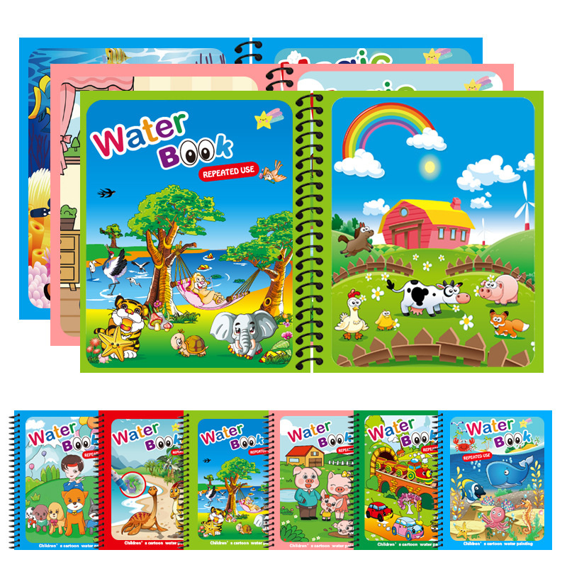 Montessori Oyuncaklar Yeniden  - Reusable Water Magic Coloring Book incelemesi ve fiyatı