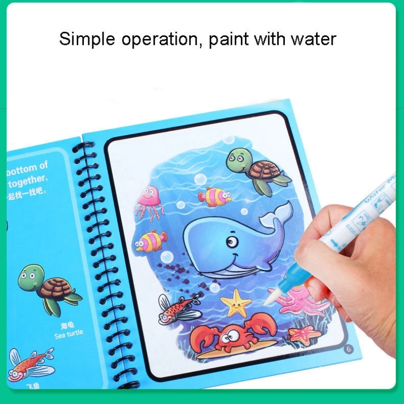 1 adet Sihirli Su Boyama Kitab - Reusable Water Magic Coloring Book incelemesi ve fiyatı