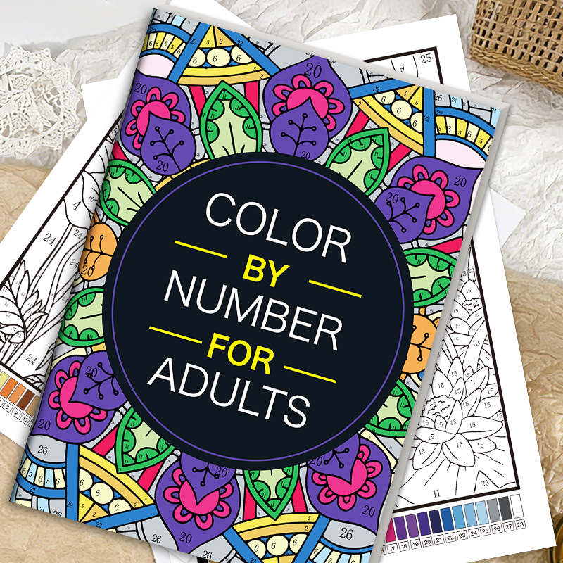 Yetişkinler İçin Renkli Sayıla - Adult Coloring Book Stress Relief incelemesi ve fiyatı