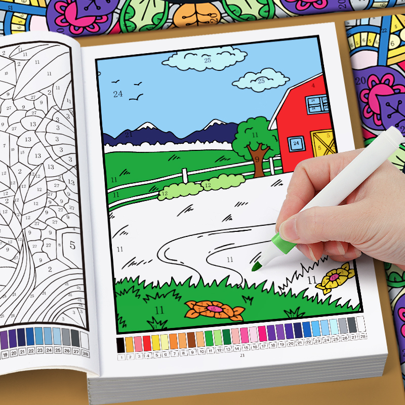 Yetişkinler İçin Renkli Sayıla - Adult Coloring Book Stress Relief incelemesi ve fiyatı