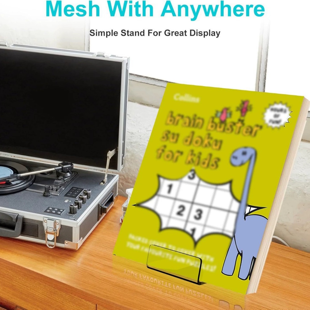Akrilik Kitap Standı Basit Şef - Clear Acrylic Book Stand Holder incelemesi ve fiyatı