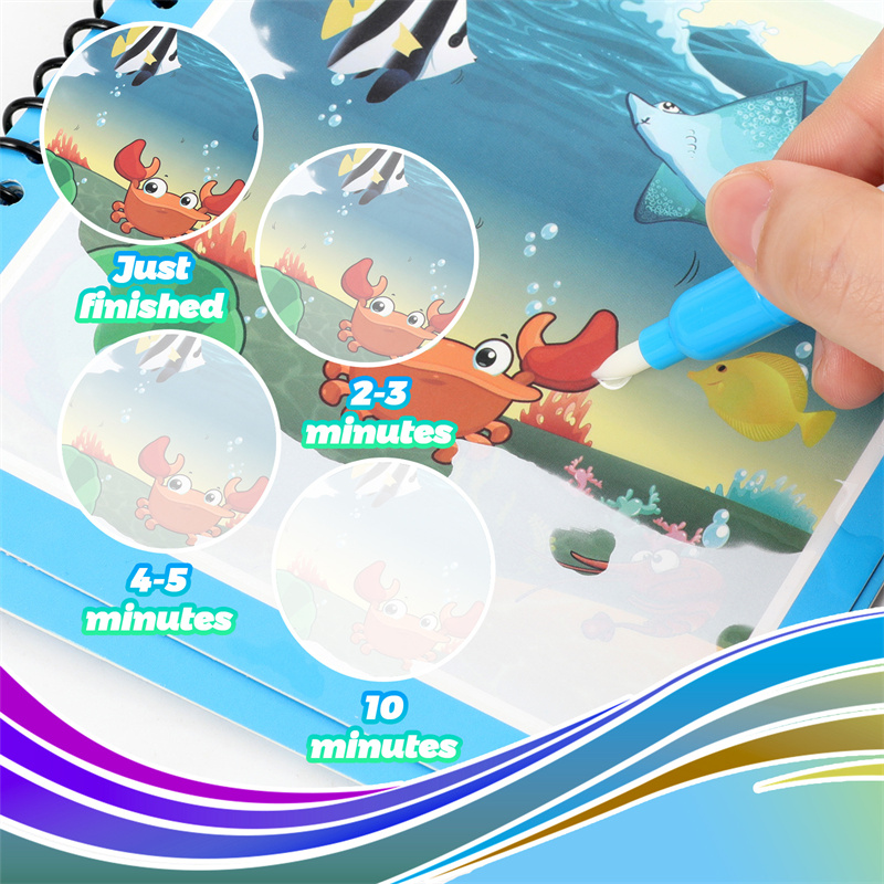 Montessori Oyuncaklar Yeniden  - Reusable Water Magic Coloring Book incelemesi ve fiyatı