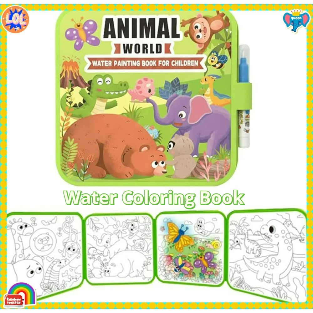 Sihirli Su Boyama Kitabı Seti, - Reusable Water Magic Coloring Book incelemesi ve fiyatı