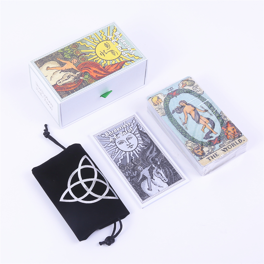 12*7cm kenarsız A.E. Tarot güv - Tarot Deck With Guidebook incelemesi ve fiyatı