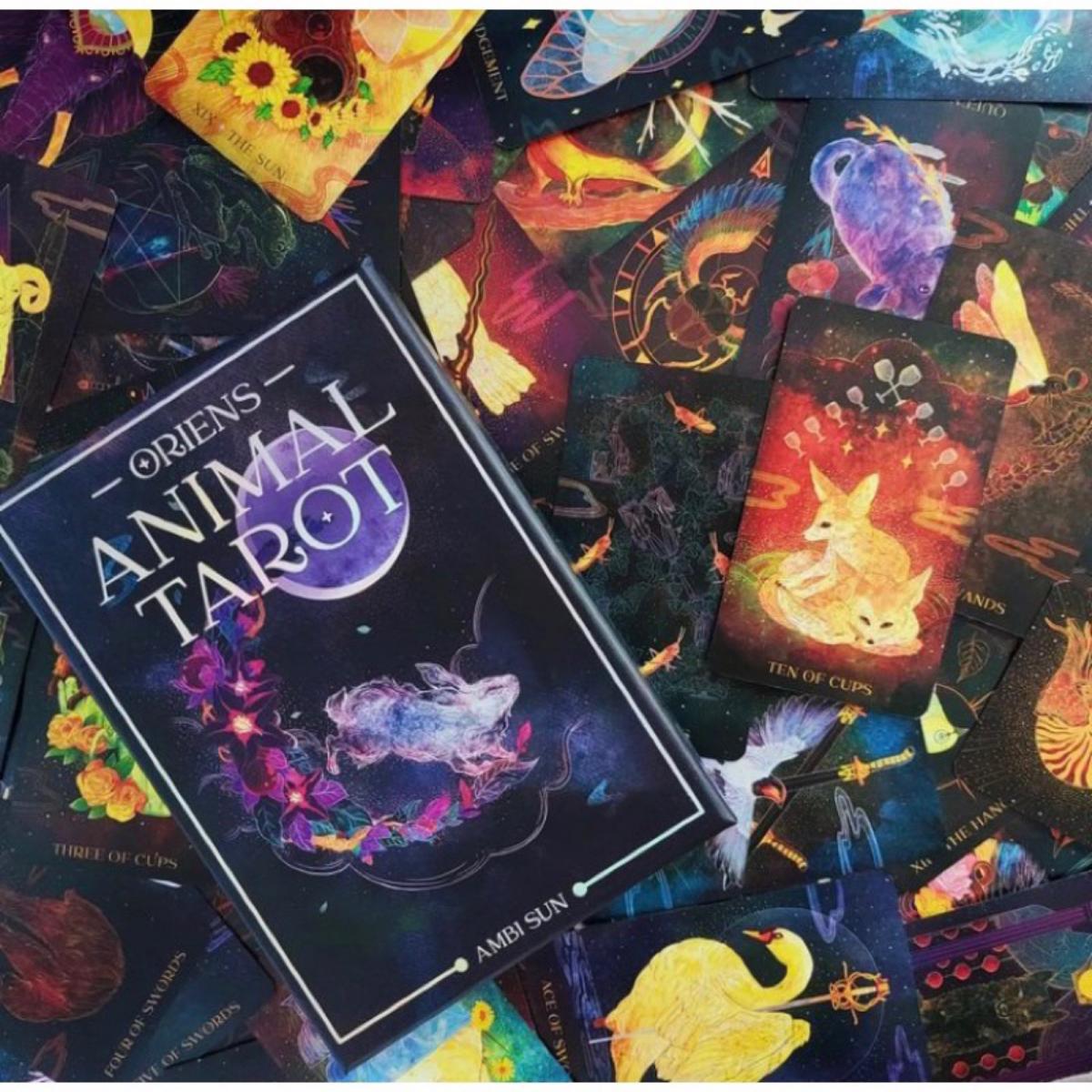 12x7 Cm Oriens Hayvan Tarot 78 - Tarot Deck With Guidebook incelemesi ve fiyatı