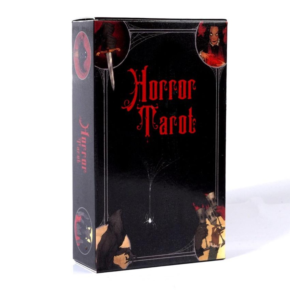 10.3*6cm korku Tarot güverte k - Tarot Deck With Guidebook incelemesi ve fiyatı