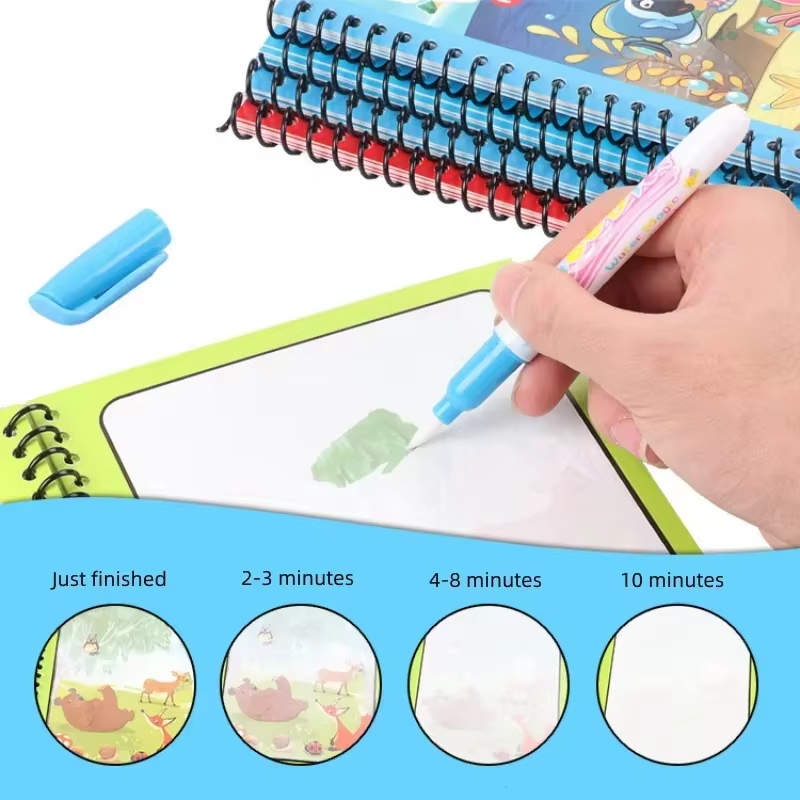 Su Kalemiyle Kullanılabilen Ye - Reusable Water Magic Coloring Book incelemesi ve fiyatı