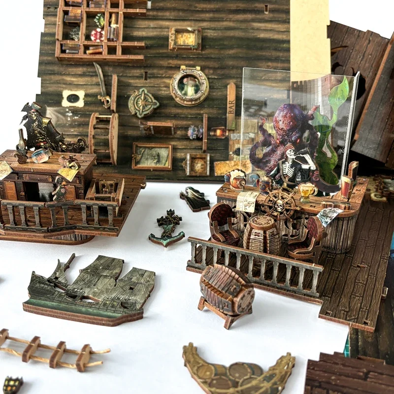 Minyatür DIY Ahşap Yeni Dünya  - Diy Wooden Book Nook Kit Shelf Insert incelemesi ve fiyatı