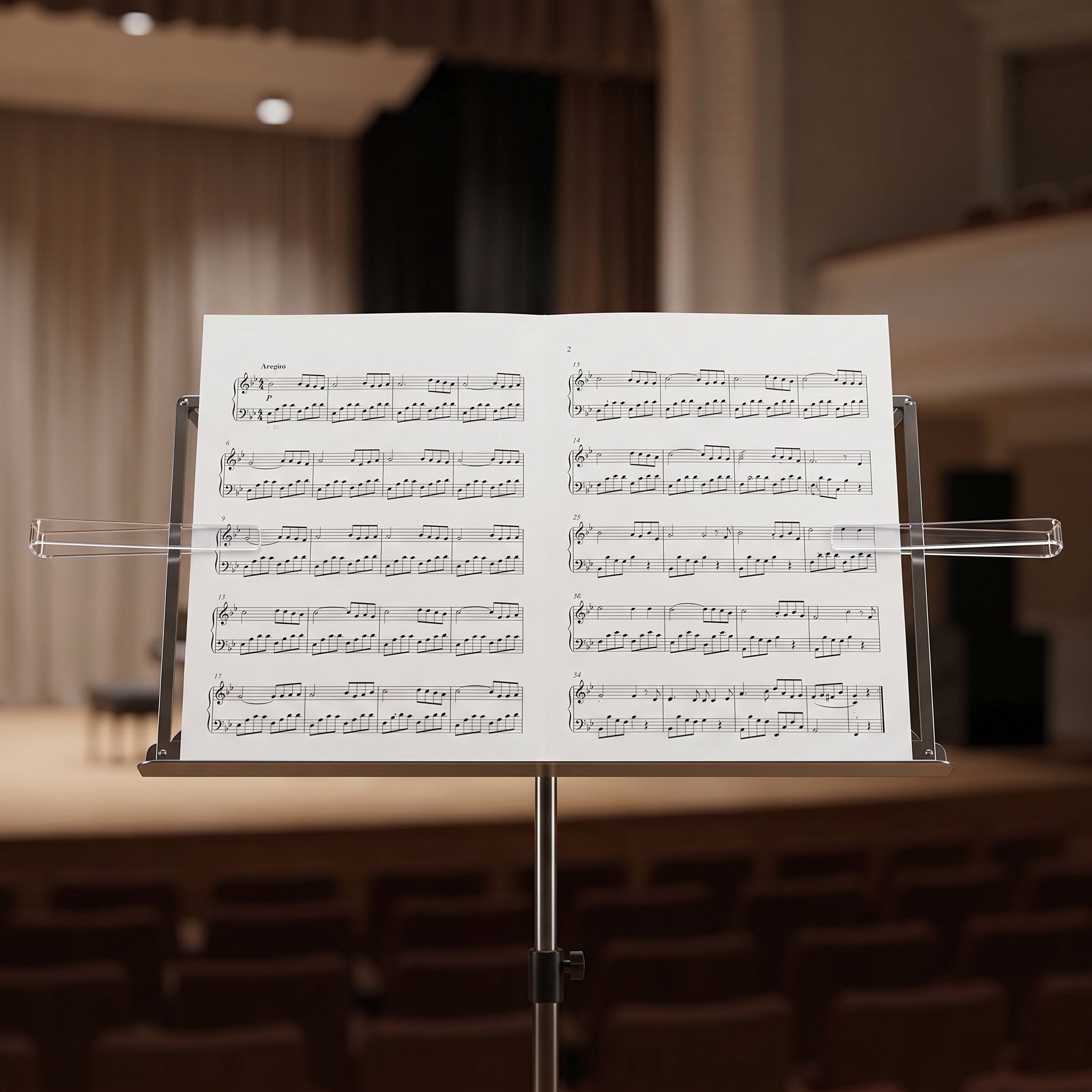 6 Çift Müzik Kitabı Sayfa Tutu - Clear Acrylic Book Stand Holder incelemesi ve fiyatı