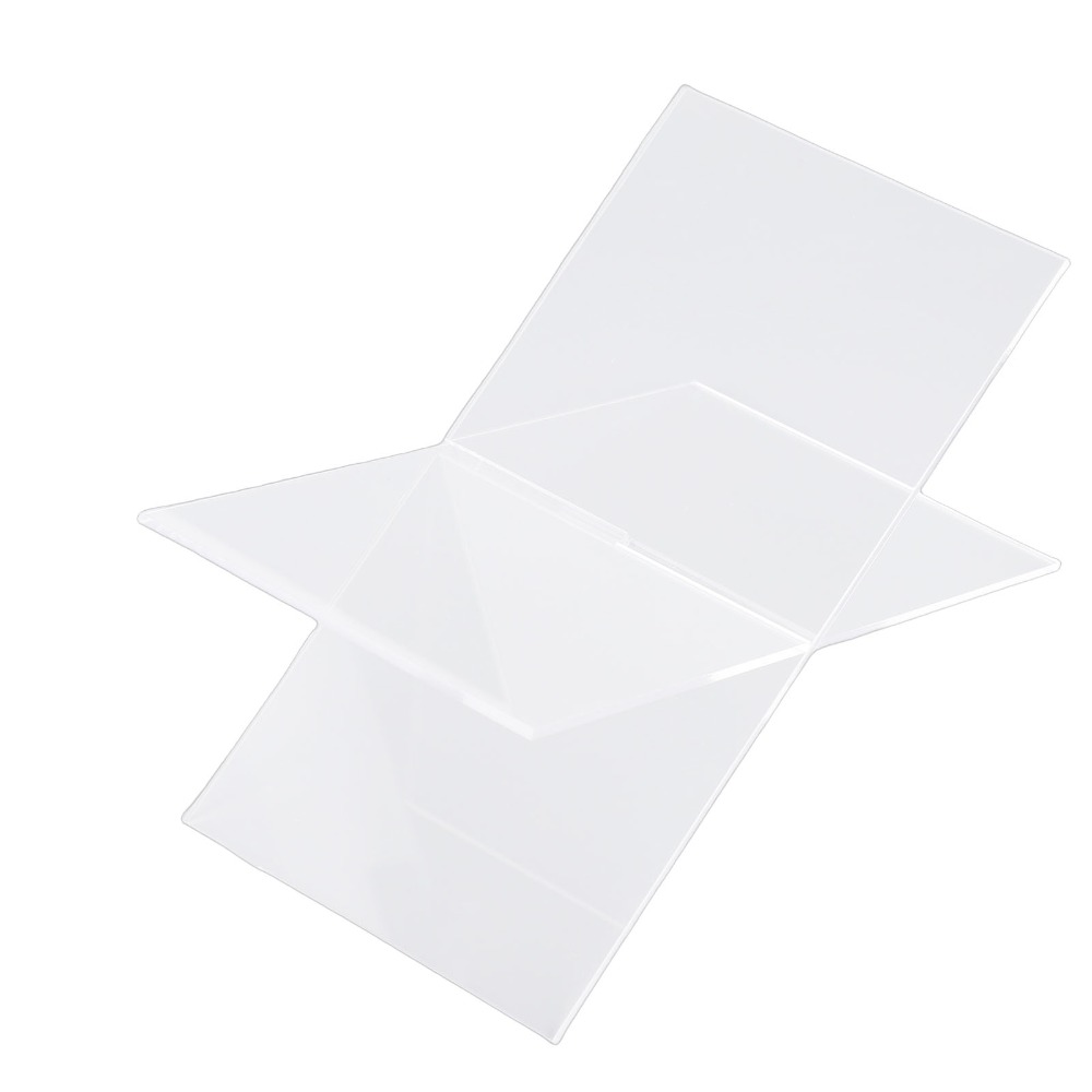 1 adet X Şeklinde Tasarım Akri - Clear Acrylic Book Stand Holder incelemesi ve fiyatı