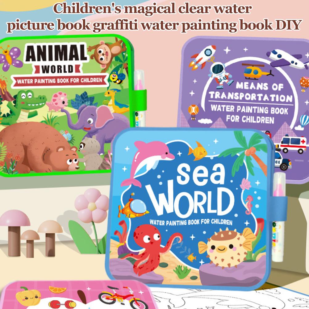 Çocuklar İçin Katlanabilir Su  - Reusable Water Magic Coloring Book incelemesi ve fiyatı