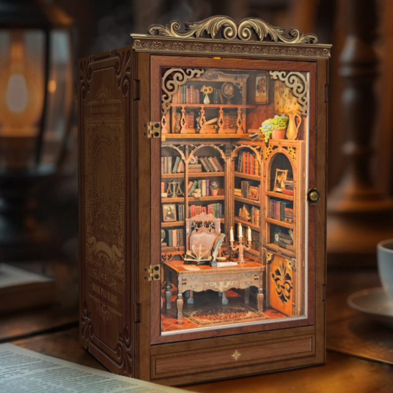 DIY Kitap Köşesi Raf Ekleme Za - Diy Wooden Book Nook Kit Shelf Insert incelemesi ve fiyatı