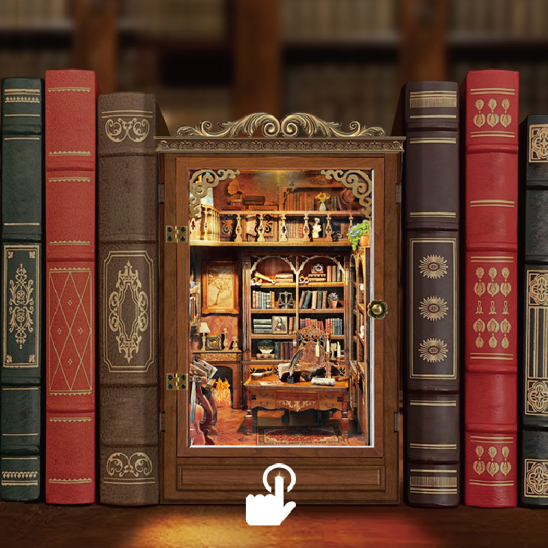 DIY Kitap Köşesi Raf Ekleme Za - Diy Wooden Book Nook Kit Shelf Insert incelemesi ve fiyatı