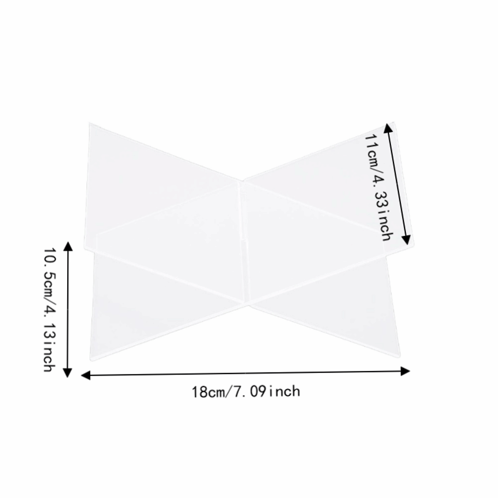 1 adet X Şeklinde Tasarım Akri - Clear Acrylic Book Stand Holder incelemesi ve fiyatı