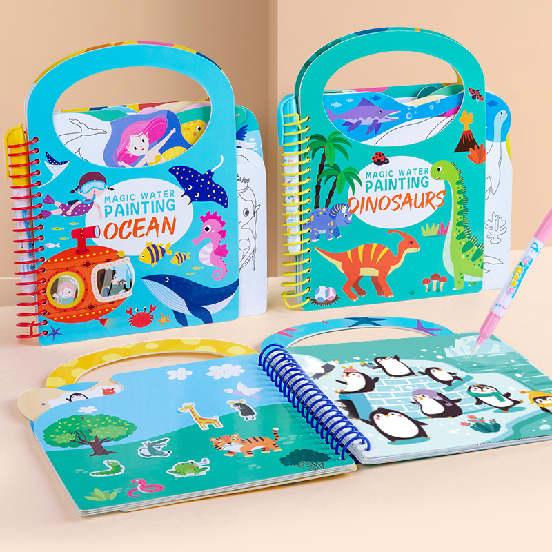 Sihirli Su Çizim Kitabı Çocukl - Reusable Water Magic Coloring Book incelemesi ve fiyatı