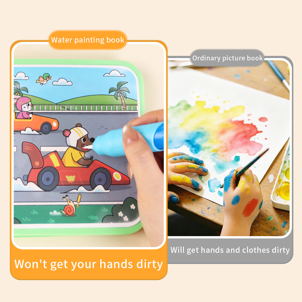 Sihirli Su Boyama Kitabı Yenid - Reusable Water Magic Coloring Book incelemesi ve fiyatı