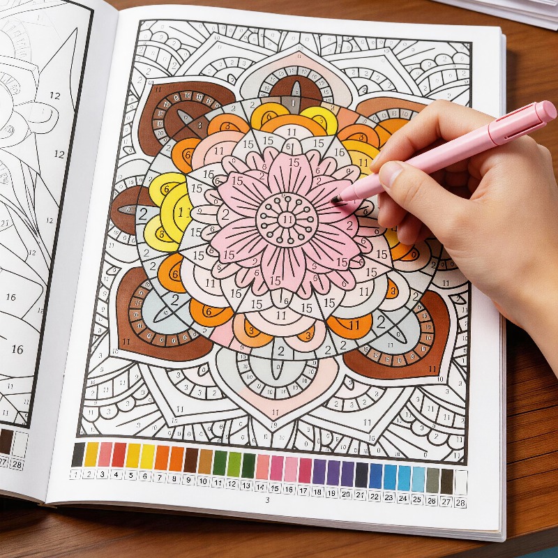 Yetişkinler İçin Hayvan/Bitki  - Adult Coloring Book Stress Relief incelemesi ve fiyatı