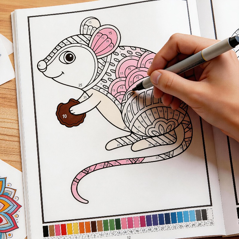 Yetişkinler İçin Hayvan/Bitki  - Adult Coloring Book Stress Relief incelemesi ve fiyatı