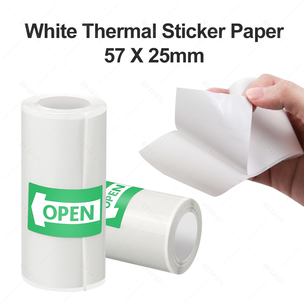 Yazdırılabilir Yapışkanlı Kağı - Mini Pocket Thermal Printer Paper Roll incelemesi ve fiyatı