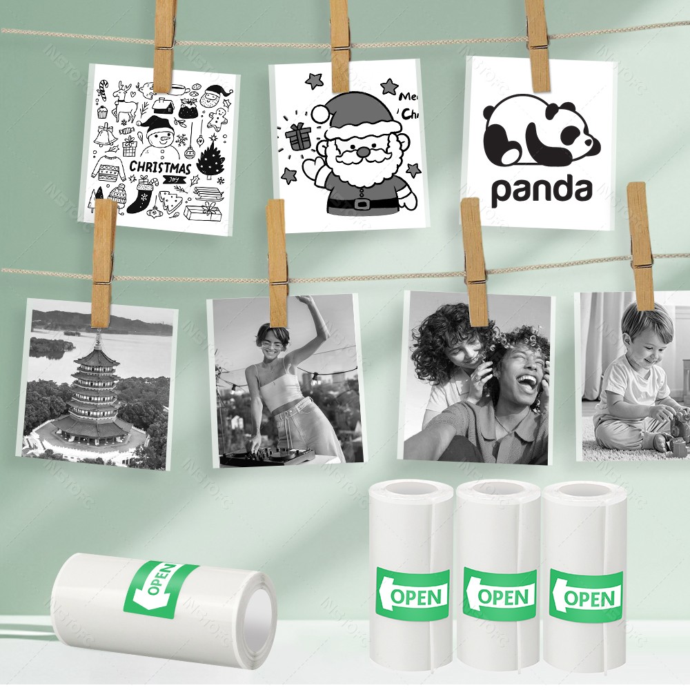 Yazdırılabilir Yapışkanlı Kağı - Mini Pocket Thermal Printer Paper Roll incelemesi ve fiyatı